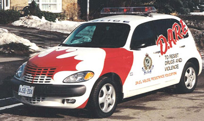 White PT-Cruiser